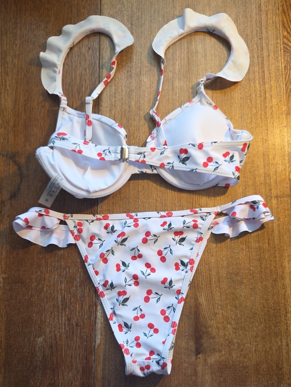 Cherry Print Two-Piece Bikini Set - Picture 2 of 2